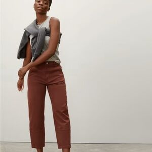 NWT - Everlane Utility Barrel Pant Size 12 - Rosewood